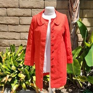 See By Chloe Red Jacket Coat Size 4